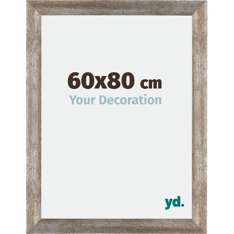 Cadre Puzzle 60x80 cm - cm - Métal Vintage - MDF - Mura. (1/5)