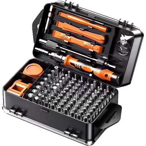 Kit de tournevis de précision 117 en 1, embouts en acier CRV avec Torx Triwing, mini kit d'outils de réparation pour appareils électroniques (1/5)