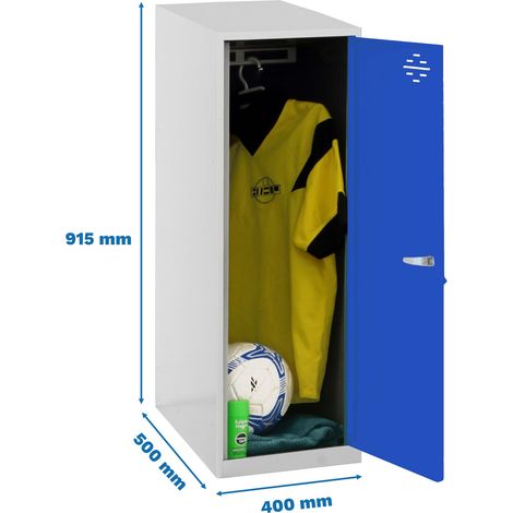 Simonrack Dism Einzel-Mini-Schrank grau Metall 915x400x500