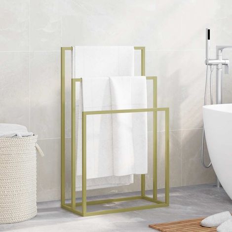 Handtuchständer Golden 48x24x79 cm Eisen
