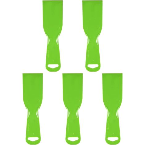Ensemble de 5 spatules Sourcing Map, en plastique souple cm large et 3 mm d'épaisseur, pour