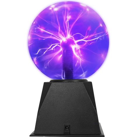 COMELY Palla di plasma magico pheashine Effetto elettrico statico Effetto tattile Balla di lampada tattile per bambini Decorazione natalizia da 6 pollici (luce viola)