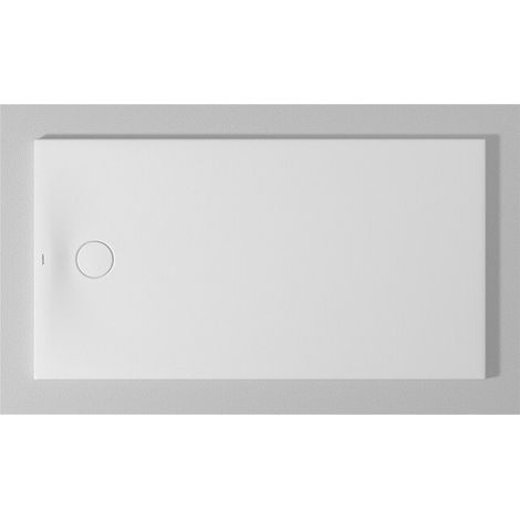 Bac à douche DU Tempano. rectangle 1500x800mm. blanc