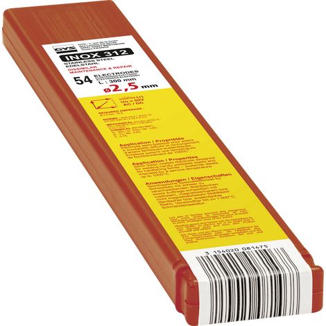 GYS 312 R Schweißelektroden 54 St. (Ø x L) 2.5 mm x 300 mm