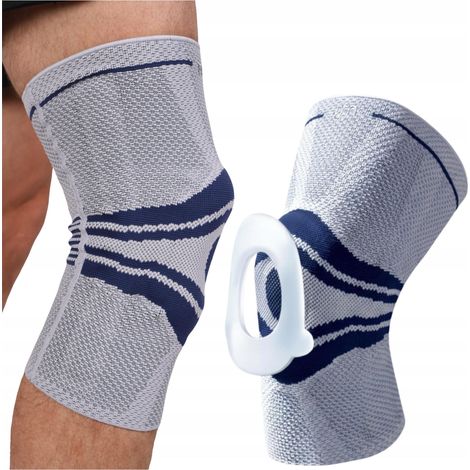 Rodillera de compresión FIT4MED que estabiliza la articulación de la rodilla. (1/5)