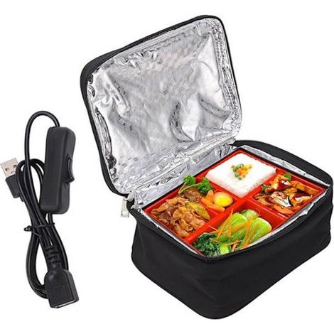 Lunch box chauffante USB portable imperméable usage cuisine (1/4)