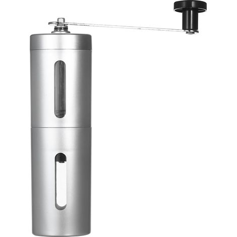 Molinillo de café manual con ajuste de molienda regulable, molinillo portátil de muelas cónicas de cerámica, electrodoméstico de cocina. (1/5)