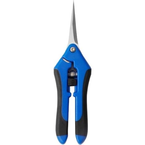 Ciseaux de jardinage for bonsaï, outil taille en métal domestique, coupe-main for la cueillette des fruits, mauvaises herbes(Blue)