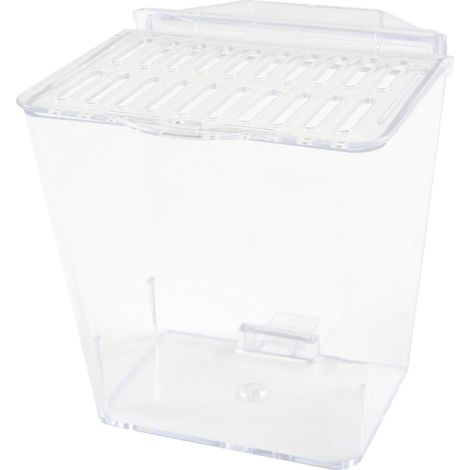 Cuve isolement avec couvercle  13 x 10 x 13 cm pour aquarium - zolux (1/5)