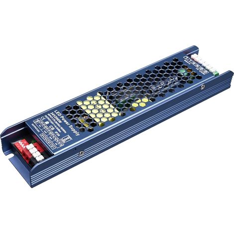 Transformateur LED Tension Constante 24V 8,33A 200W Driver LED 4 modes de gradation, IP20 Adaptateur Alimentation, AC 200V-240V à DC 24V Transfo pour Ruban LED (1/5)