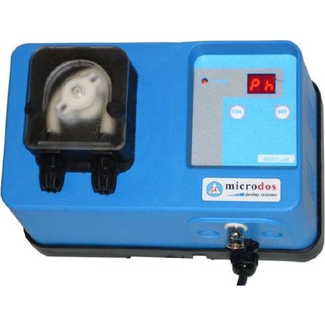 Régulateur de pH de piscine – Pompe péristaltique 1,5 L/h – Étalonnage semi-automatique pH 7 – Affichage digital – Protection IP 55 – Fluidra