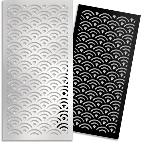 SUNNY - Pannello in PVC traforato - Parasole - Colore: nero - Misura: 50x150 cm