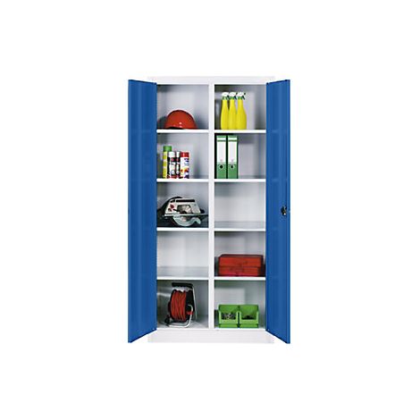 C+P 760321 Armoire d'atelier en tôle d'acier 8 tablettes