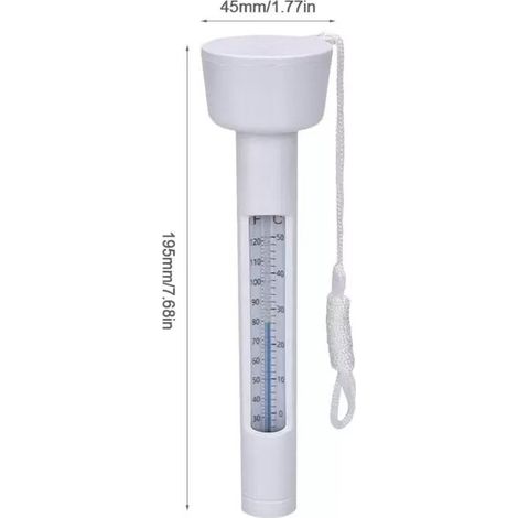 Thermomètre Flottant pour Piscine - Équipement de Nettoyage, Précision - Alovez (1/3)
