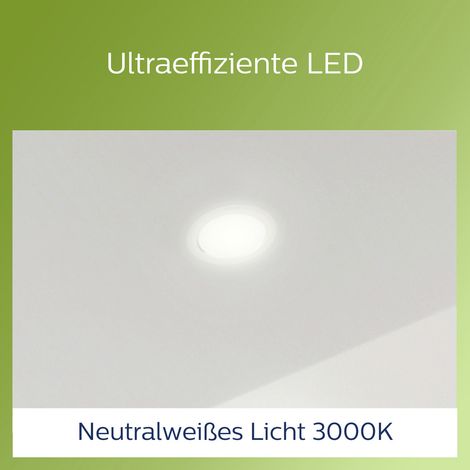 Philips 8720169308084 Diamond Einbauleuchte   LED  2 W Weiß