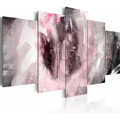 Tableau profondeur rose - 100 x 50 cm (1/4)