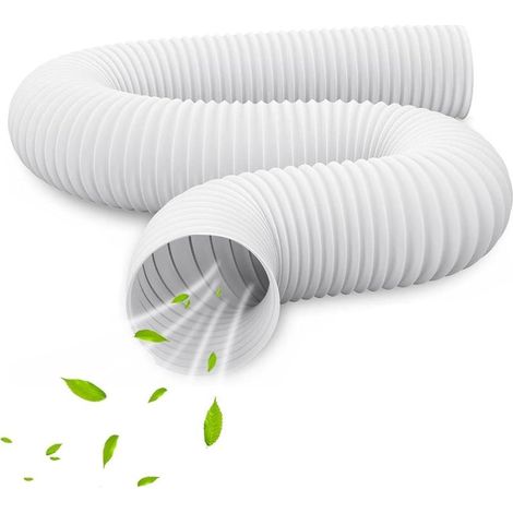 Fensteradapter für Klimaanlagen-Abluftschlauch, 13/15 cm tragbarer Klimaanlagen-Abluftschlauch, mobile Klimaanlagendüse, für Fenster und Türen, Belüftungsset (1/5)