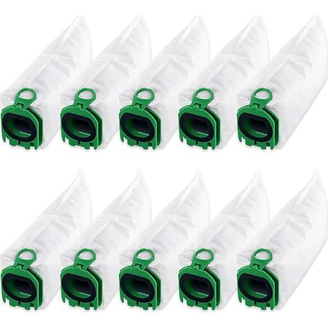 10 sacs aspirateur pour Vorwerk Kobold VB100 VB 100 FP100 FP 100 Compatible avec l&39aspirateur sans fil Vorwerk VB100 Sacs filtrants de rechange FP100 Accessoires Sacs poussire pour VB100 (1/5)