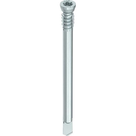 Barre filetée HECO-WS-T 7,0 x 73, tête cylindrique fraisée, filetage UK, bleu galvanisé, cond. : 100