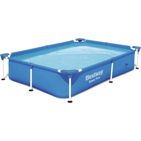 Aufstellpool Bestway Splash Jr. Frame Pool 221x150x43 cm (1/4)
