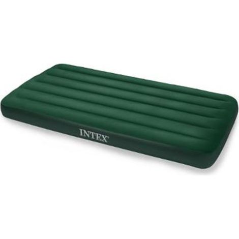 Intex – Matelas gonflable 1 personne 191 x 76 x 25 cm – Technologie Fiber Tech – Gonflage rapide en 2 min – Poids max 136 kg