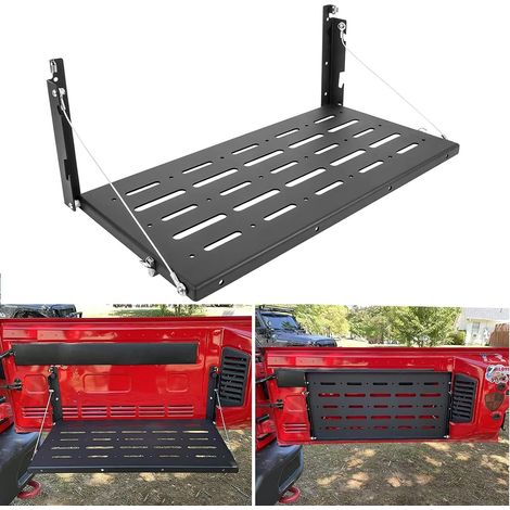 JK HAYON table rack, pliant Backdoor Desktop, multi - purpose Backdoor Desktop, multi - purpose RV table rack, peut porter 34,01 kg (1/5)