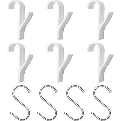 Lot de 10 Crochets Porte-Serviette pour Radiateur de Salle de Bain, Plastique Crochet Radiateur Sèche Serviette pour Radiateur Chauffant Patere Crochet Porte-Hanger Salle (1/5)