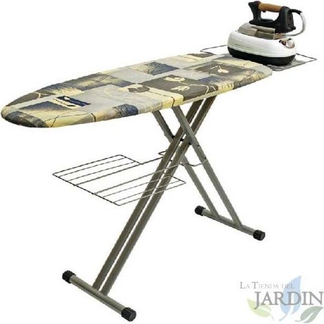Orbegozo Bügeltisch. Grillrost aus Stahl. Höhenverstellbar bis 93 cm. Misst 117 x 40 cm.