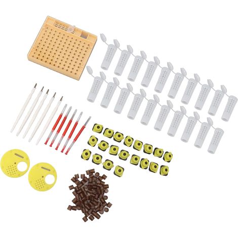 Kit de Greffage Apicole, Système d'Élevage de Reines en Plastique, Coupelles de Cellules pour Apiculteurs, Boîte de Culture pour Abeilles Reines (1/5)