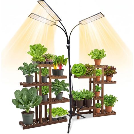 Lampe Horticole,360LEDs Lampe Horticole Led Spectre Complet Avec Trépied (1/5)