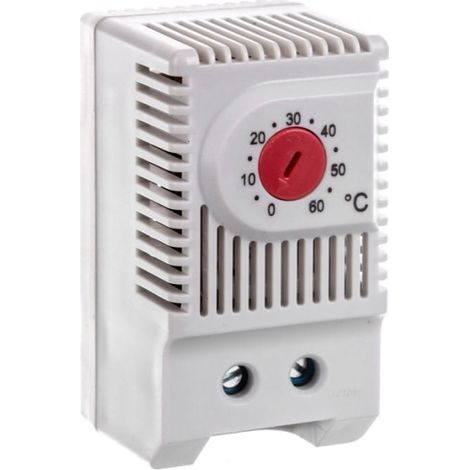 Termostato monofunzione per il controllo del funzionamento del riscaldatore NC 230VAC intervallo 0-60 gradi C 230VAC JWT6011R