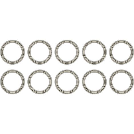 10pcs 6703ZZ Double Shielded Deep groove Ball Bearings 17234mm (1/5)