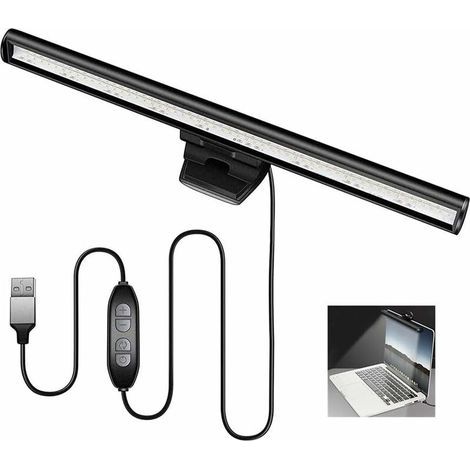 Remise barre de lampe de moniteur d\'ordinateur portable, lampe d\'écran LED, pas d\'éblouissement ou de scintillement, lumière alimentée par USB, économiser de l\'espace, utilisation à la maison/b (1/5)