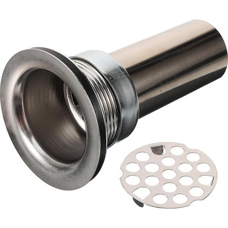 Grille d évacuation de salle de bain en acier inoxydable (1/5)