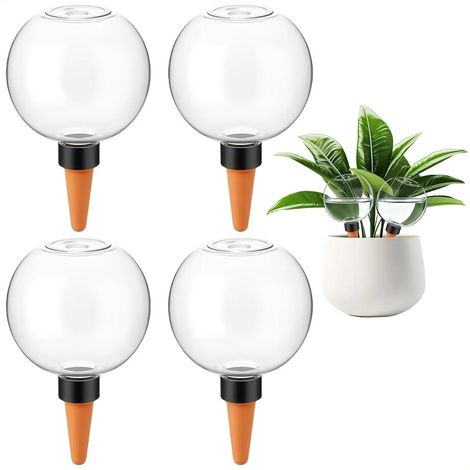 Lot de 4 boules darrosage automatiques pour plantes (1/5)