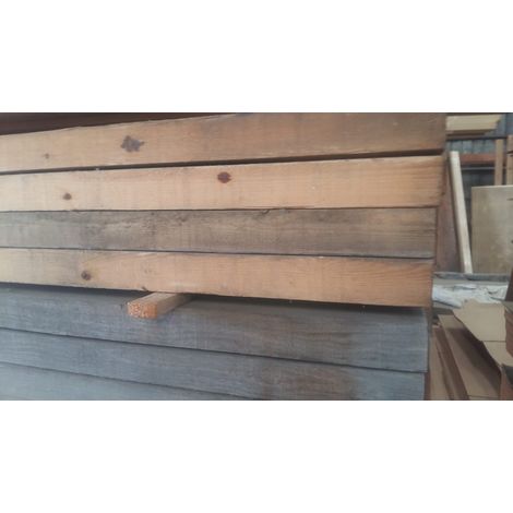 4 Listoni Tavole Pino con nodi non piallati mm63 x 150 x 2700 (1/3)