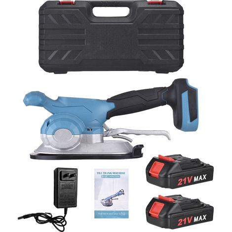 Nivelador de azulejos vibratorio inalámbrico, batería de 21 V, 6 velocidades ajustables, herramienta vibratoria portátil con ventosa ampliada, alta capacidad de carga, herramienta multiusos para decor (1/5)