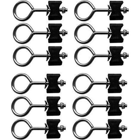 Round screws for installing trampoline accessories - easy to use - suitable for trampolines (12 pieces) (1/5)