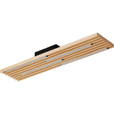 LED Ceiling Light 'Madero' made of Wood for Living Room & Dining Room