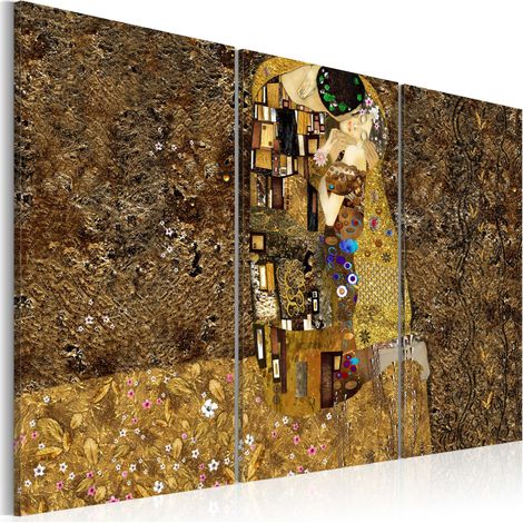 Quadro - Klimt ispirazione - Bacio - 60x40 (1/4)