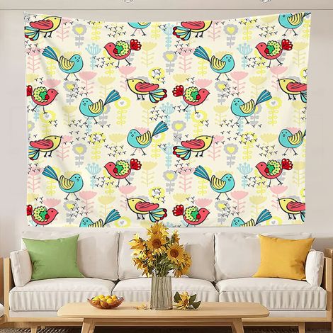 Tapisserie humoristique - Décoration murale amusante pour la chambre à coucher 200x150cm (1/5)