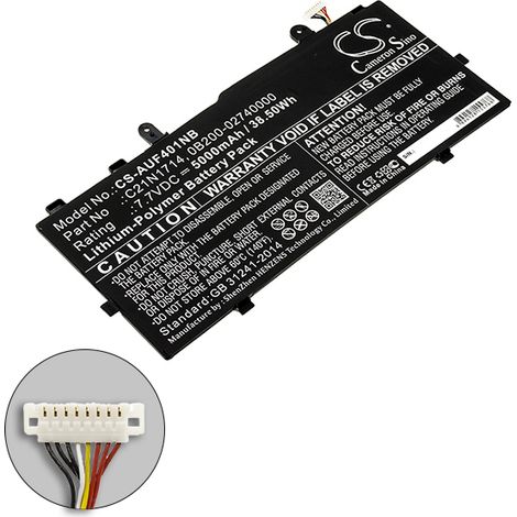 NX - Batterie ordinateur portable compatible Asus 7.7V 5000mAh - 0B200-01400700