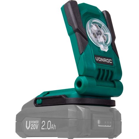 VONROC Foco de trabajo VPower 20V (sin batería)