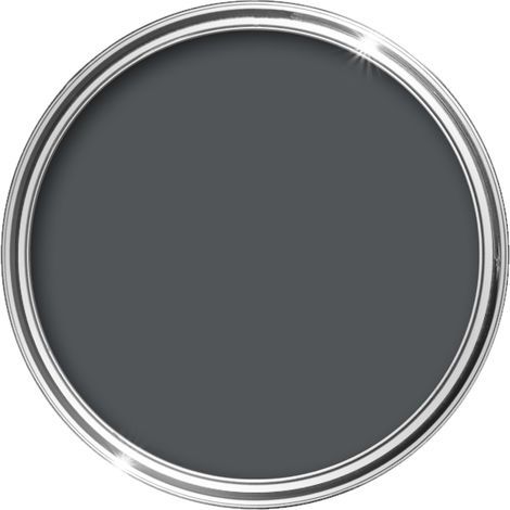 HQC Smooth Masonry Paint -  Weatherproof & Long-lasting Protection For All Exterior Walls - Classic Grey - 2.5L (1/2)