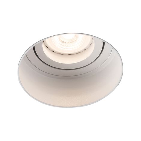 Faro Barcelona – Lampe encastrable orientable blanche GU10 8W – Spot pour plafond IP20 – Acier – 40110