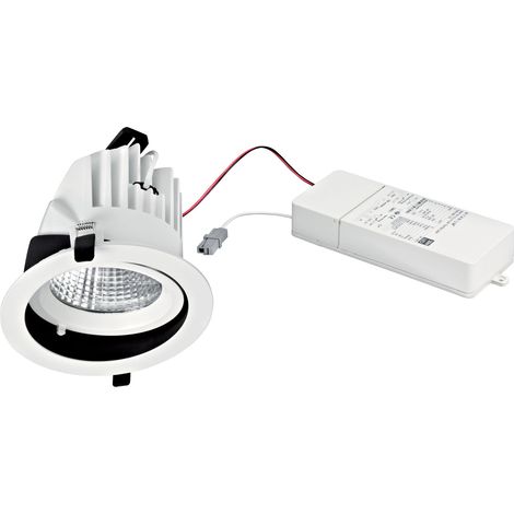 spot encastré à led - aric randy 4 - 38w - 3000k - 70d - blanc - aric 50194 (1/3)