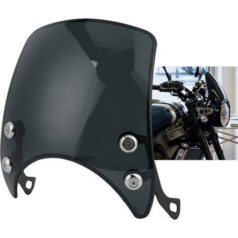 Adecuado para parabrisas retro de policarbonato duraderos y para faros de motocicleta de 5 a 7 pulgadas.