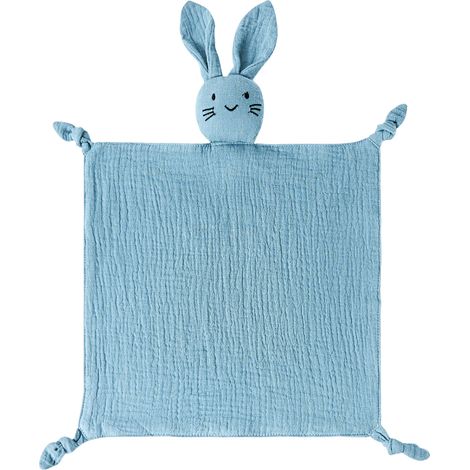 1 couverture en mousseline de coton biologique, douce et respirante, pour bébé, idéale comme cadeau de naissance (1/5)