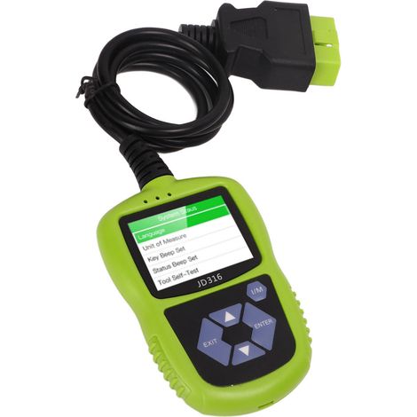 OBD2-Fehlercodeleser mit Modus 6, CAN-Diagnosegerät für Fahrzeuge ab Baujahr 1996, tragbarer Motorscanner. (1/5)