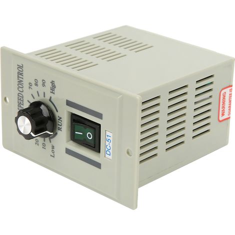 Régulateur de vitesse de moteur miniature à aimant permanent CC DC-51, tension d'entrée/sortie 110 V CC, 0-110 V (1/5)